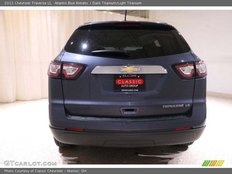 Atlantis Blue Metallic / Dark Titanium/Light Titanium 2013 Chevrolet Traverse LS