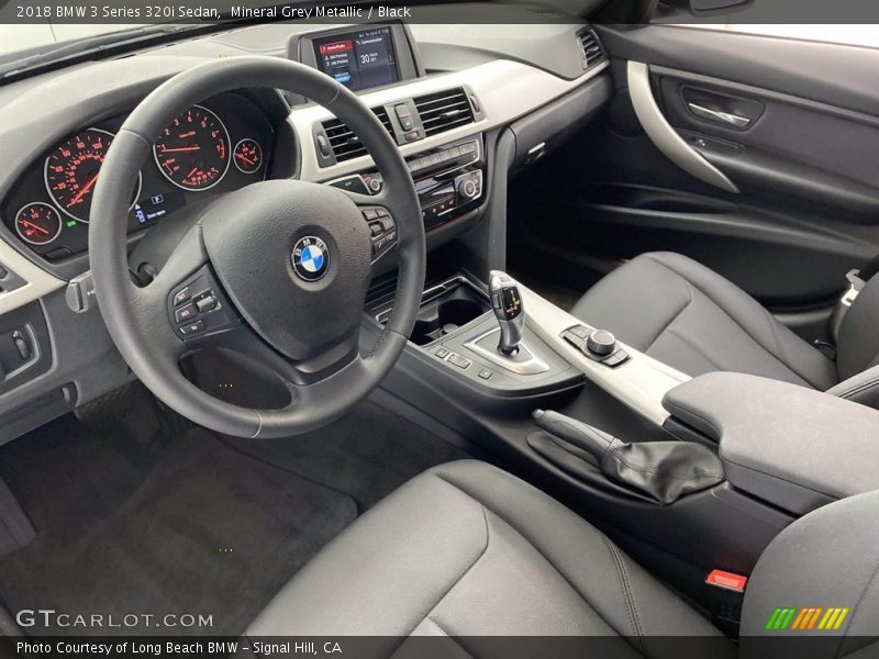 Mineral Grey Metallic / Black 2018 BMW 3 Series 320i Sedan