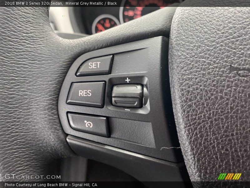 Mineral Grey Metallic / Black 2018 BMW 3 Series 320i Sedan
