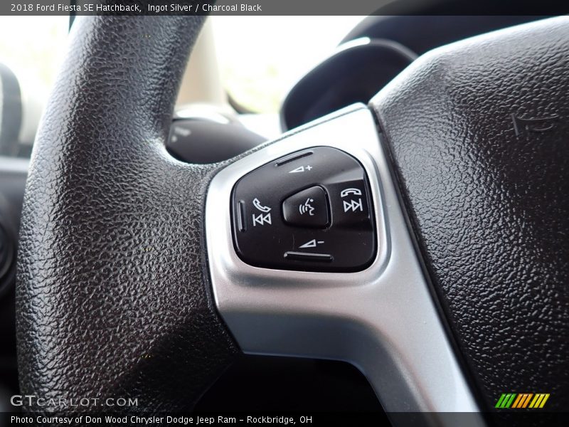 Ingot Silver / Charcoal Black 2018 Ford Fiesta SE Hatchback