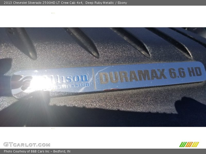 Deep Ruby Metallic / Ebony 2013 Chevrolet Silverado 2500HD LT Crew Cab 4x4