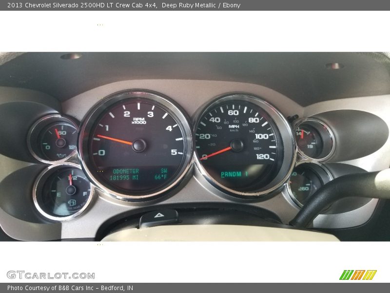 Deep Ruby Metallic / Ebony 2013 Chevrolet Silverado 2500HD LT Crew Cab 4x4