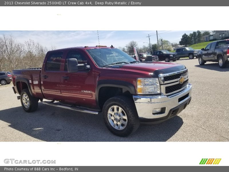 Deep Ruby Metallic / Ebony 2013 Chevrolet Silverado 2500HD LT Crew Cab 4x4