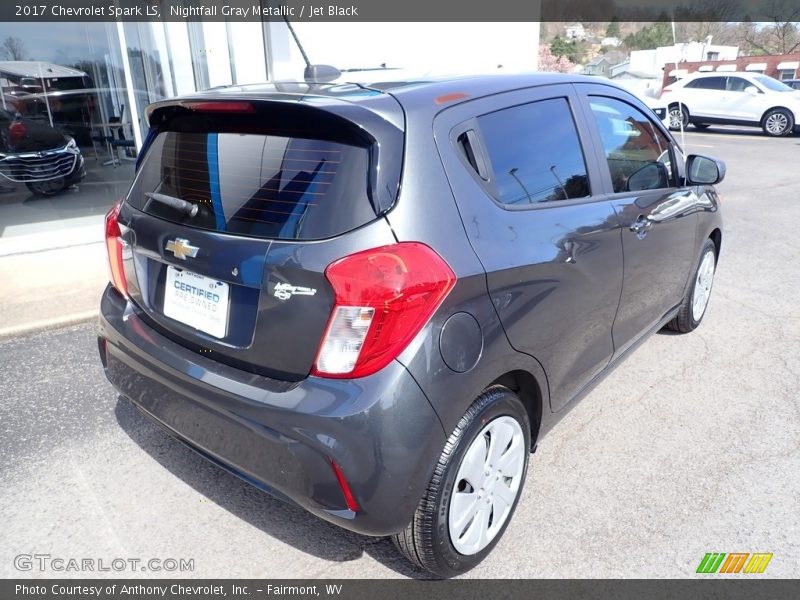 Nightfall Gray Metallic / Jet Black 2017 Chevrolet Spark LS