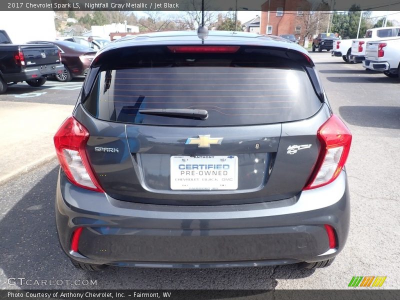 Nightfall Gray Metallic / Jet Black 2017 Chevrolet Spark LS