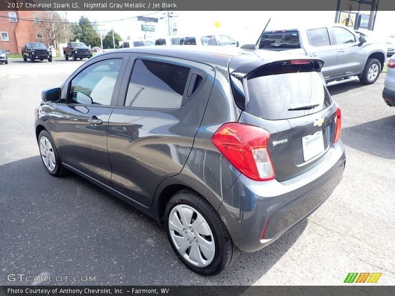 Nightfall Gray Metallic / Jet Black 2017 Chevrolet Spark LS