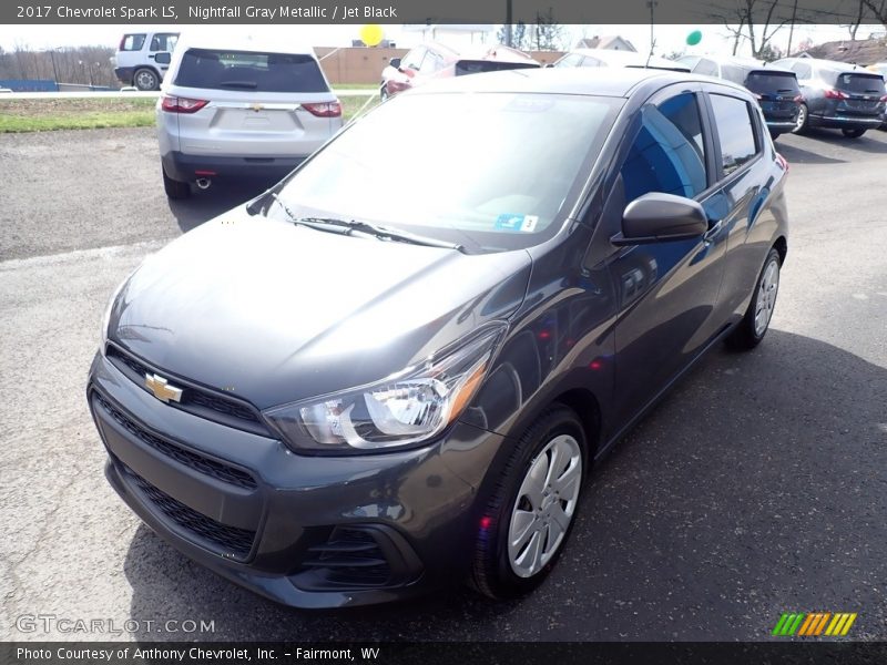 Nightfall Gray Metallic / Jet Black 2017 Chevrolet Spark LS