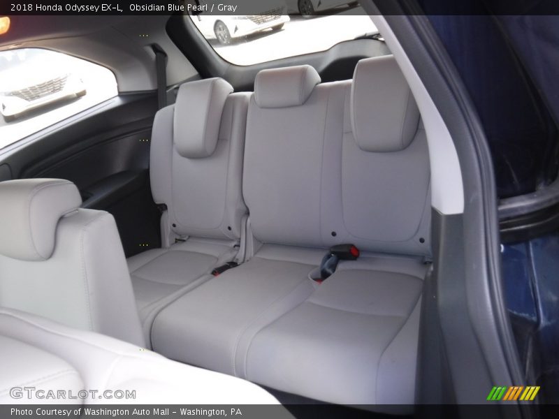 Obsidian Blue Pearl / Gray 2018 Honda Odyssey EX-L