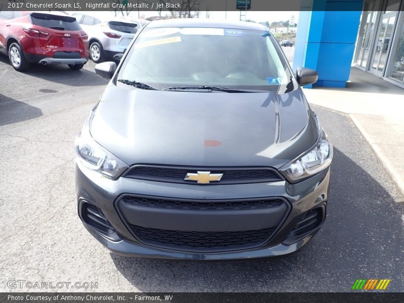 Nightfall Gray Metallic / Jet Black 2017 Chevrolet Spark LS