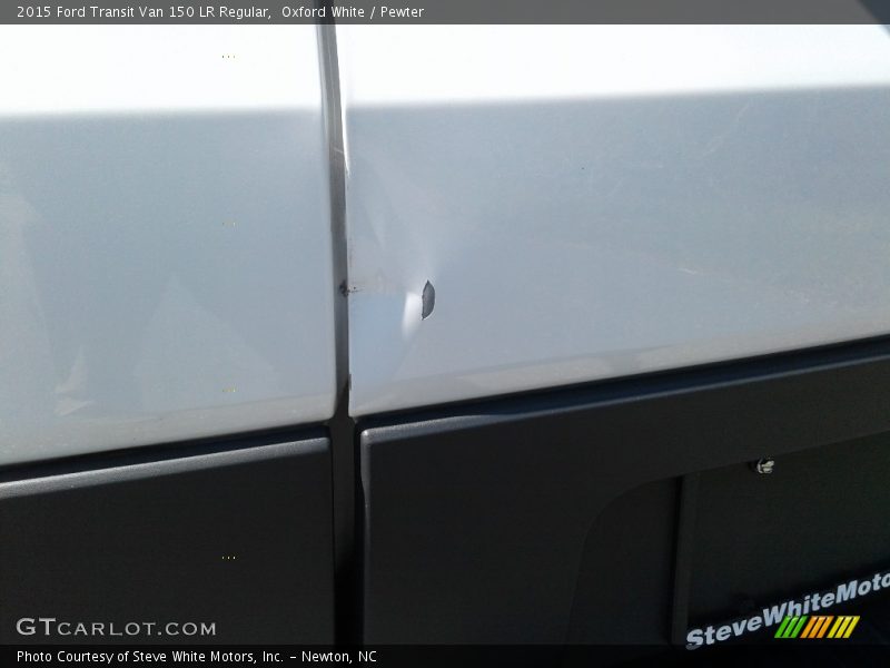 Oxford White / Pewter 2015 Ford Transit Van 150 LR Regular