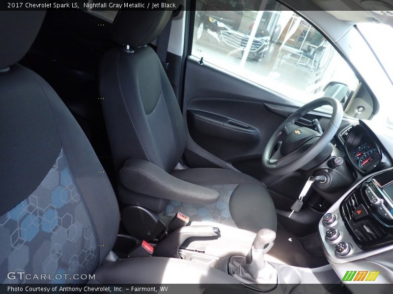 Nightfall Gray Metallic / Jet Black 2017 Chevrolet Spark LS
