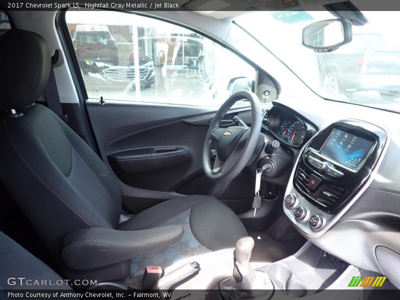Nightfall Gray Metallic / Jet Black 2017 Chevrolet Spark LS