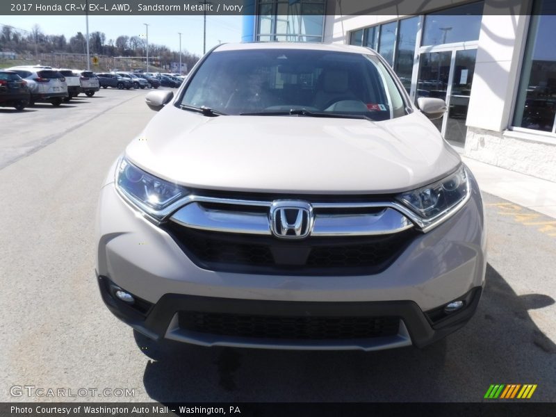 Sandstorm Metallic / Ivory 2017 Honda CR-V EX-L AWD