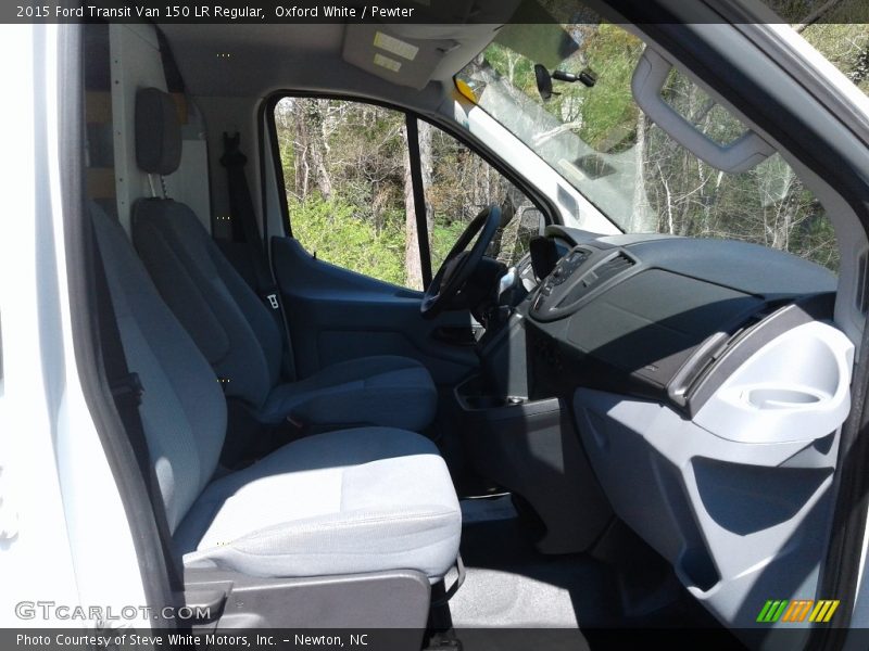 Oxford White / Pewter 2015 Ford Transit Van 150 LR Regular
