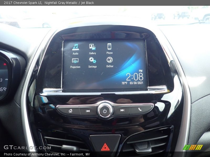 Nightfall Gray Metallic / Jet Black 2017 Chevrolet Spark LS