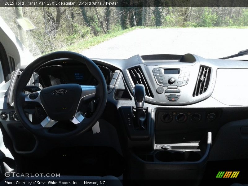 Oxford White / Pewter 2015 Ford Transit Van 150 LR Regular