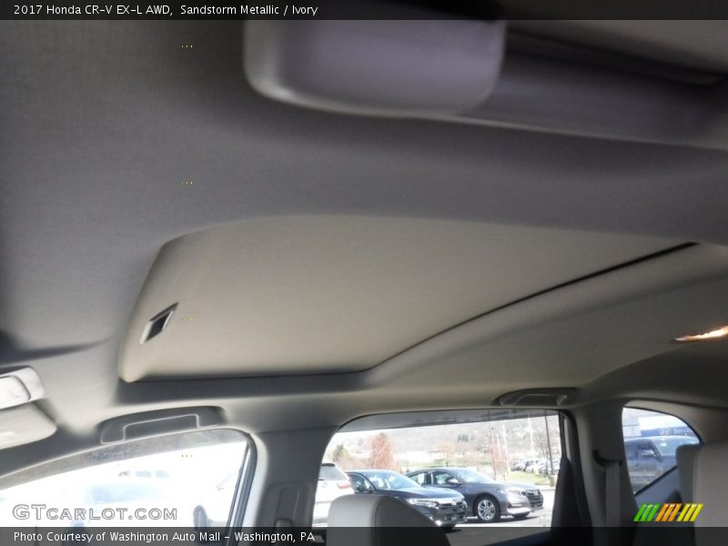 Sandstorm Metallic / Ivory 2017 Honda CR-V EX-L AWD