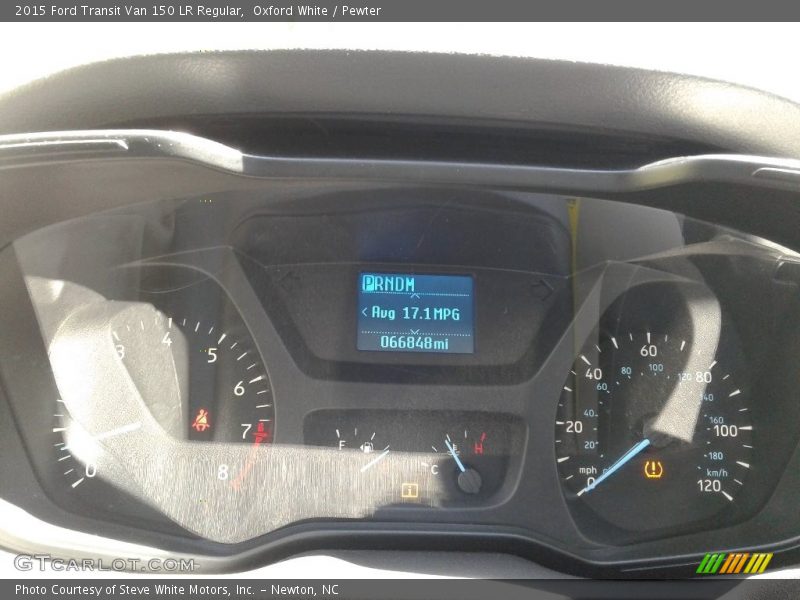 Oxford White / Pewter 2015 Ford Transit Van 150 LR Regular