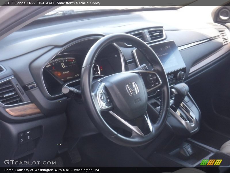 Sandstorm Metallic / Ivory 2017 Honda CR-V EX-L AWD