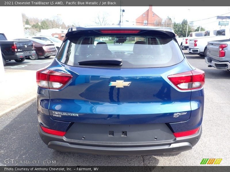 Pacific Blue Metallic / Jet Black 2021 Chevrolet TrailBlazer LS AWD