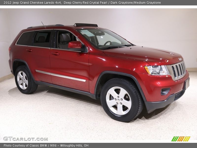 Deep Cherry Red Crystal Pearl / Dark Graystone/Medium Graystone 2012 Jeep Grand Cherokee Laredo 4x4