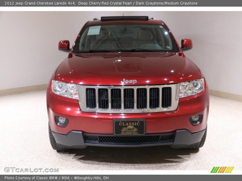 Deep Cherry Red Crystal Pearl / Dark Graystone/Medium Graystone 2012 Jeep Grand Cherokee Laredo 4x4