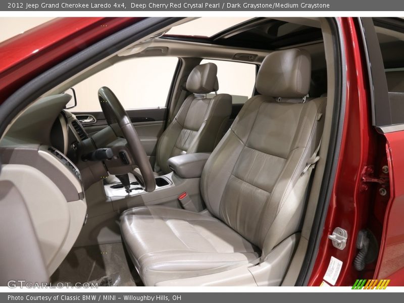 Deep Cherry Red Crystal Pearl / Dark Graystone/Medium Graystone 2012 Jeep Grand Cherokee Laredo 4x4