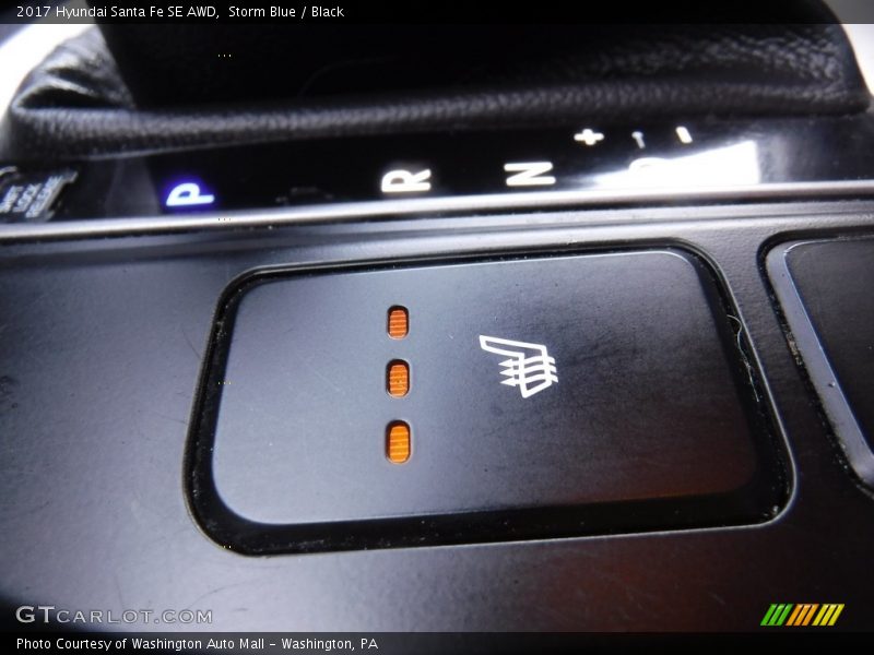 Storm Blue / Black 2017 Hyundai Santa Fe SE AWD