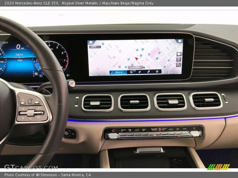 Mojave Silver Metallic / Macchiato Beige/Magma Grey 2020 Mercedes-Benz GLE 350
