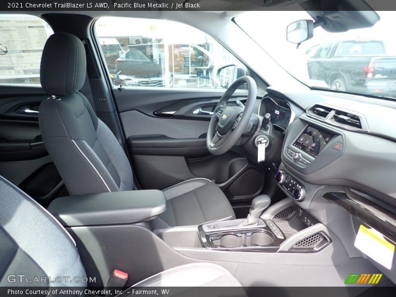 Pacific Blue Metallic / Jet Black 2021 Chevrolet TrailBlazer LS AWD