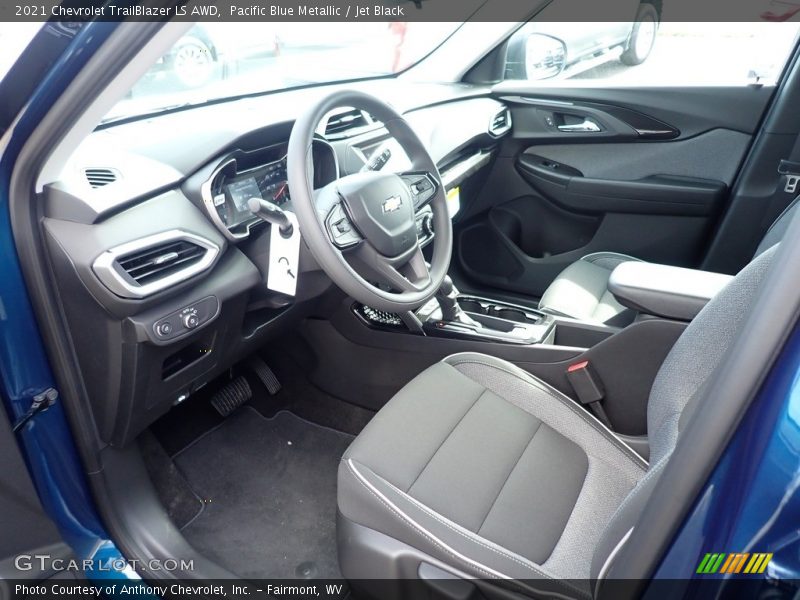 Pacific Blue Metallic / Jet Black 2021 Chevrolet TrailBlazer LS AWD