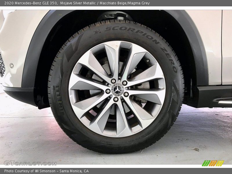 Mojave Silver Metallic / Macchiato Beige/Magma Grey 2020 Mercedes-Benz GLE 350