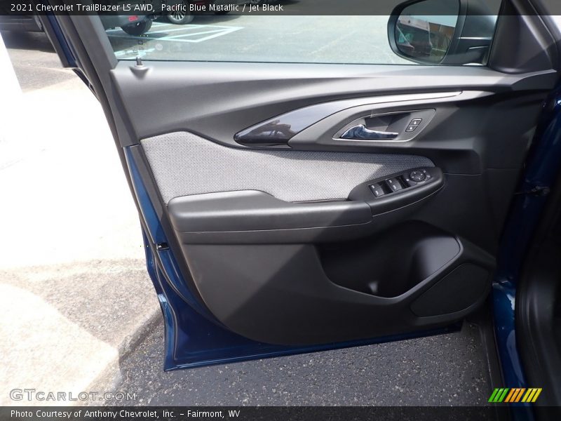 Pacific Blue Metallic / Jet Black 2021 Chevrolet TrailBlazer LS AWD