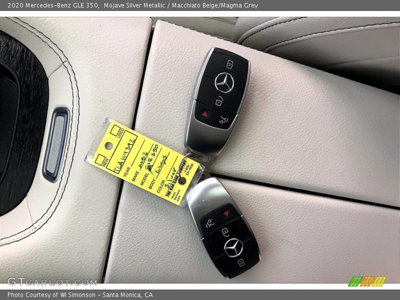 Mojave Silver Metallic / Macchiato Beige/Magma Grey 2020 Mercedes-Benz GLE 350