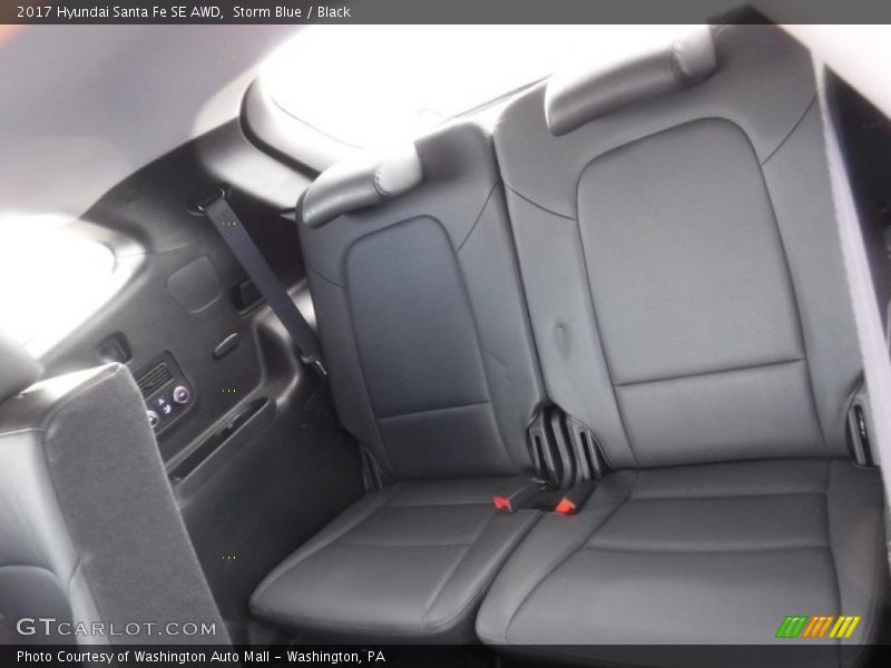 Storm Blue / Black 2017 Hyundai Santa Fe SE AWD