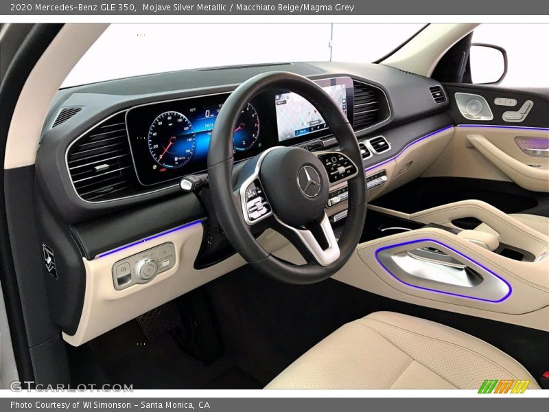 Mojave Silver Metallic / Macchiato Beige/Magma Grey 2020 Mercedes-Benz GLE 350