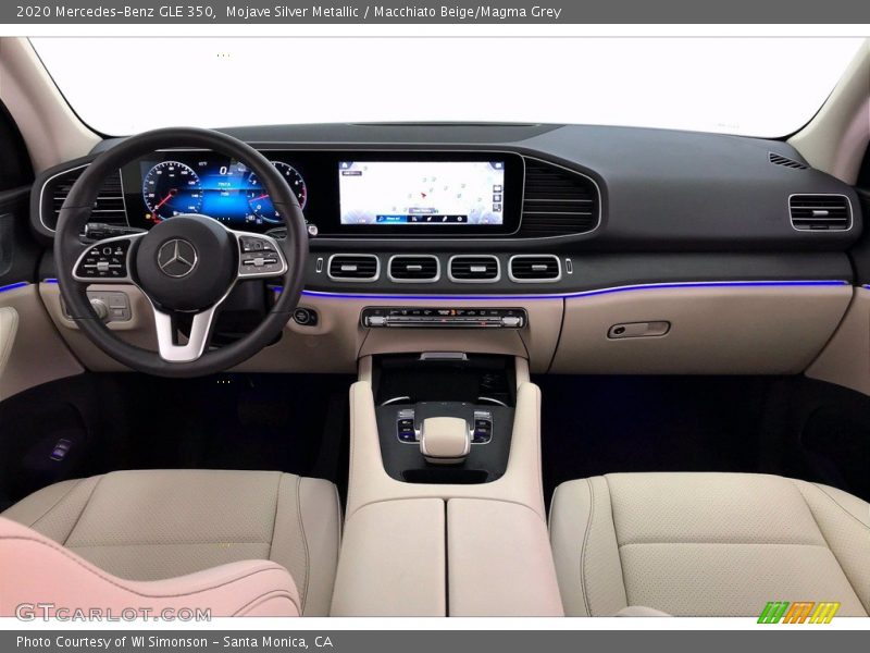 Mojave Silver Metallic / Macchiato Beige/Magma Grey 2020 Mercedes-Benz GLE 350