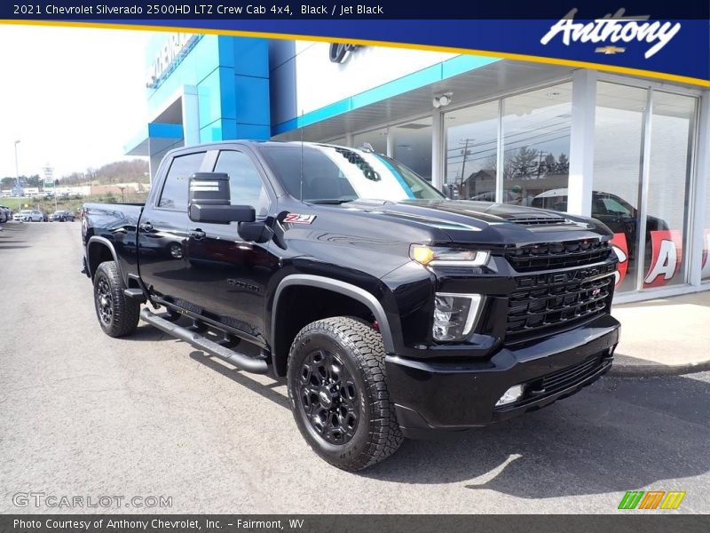 Black / Jet Black 2021 Chevrolet Silverado 2500HD LTZ Crew Cab 4x4