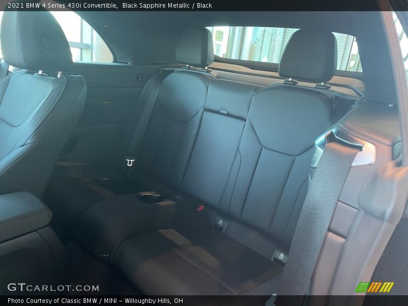 Black Sapphire Metallic / Black 2021 BMW 4 Series 430i Convertible