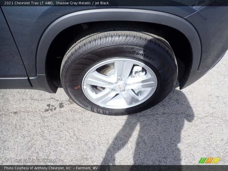 Shadow Gray Metallic / Jet Black 2021 Chevrolet Trax LT AWD