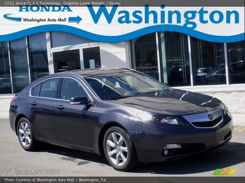 Graphite Luster Metallic / Ebony 2012 Acura TL 3.5 Technology