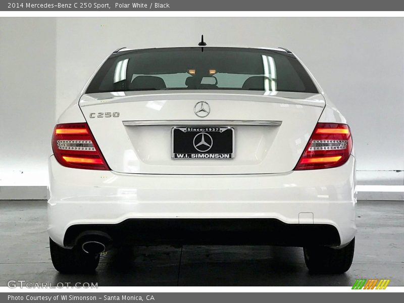 Polar White / Black 2014 Mercedes-Benz C 250 Sport