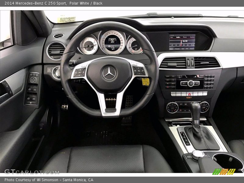 Dashboard of 2014 C 250 Sport