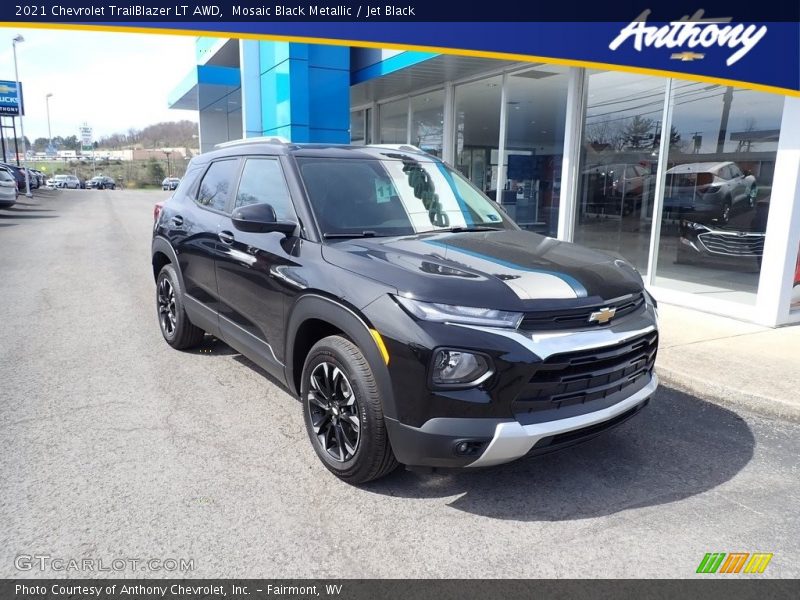 Mosaic Black Metallic / Jet Black 2021 Chevrolet TrailBlazer LT AWD