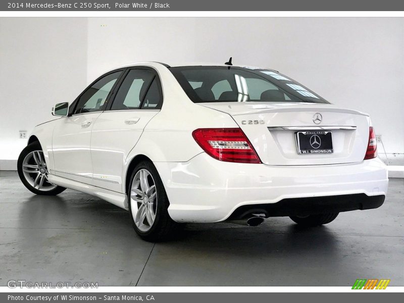 Polar White / Black 2014 Mercedes-Benz C 250 Sport