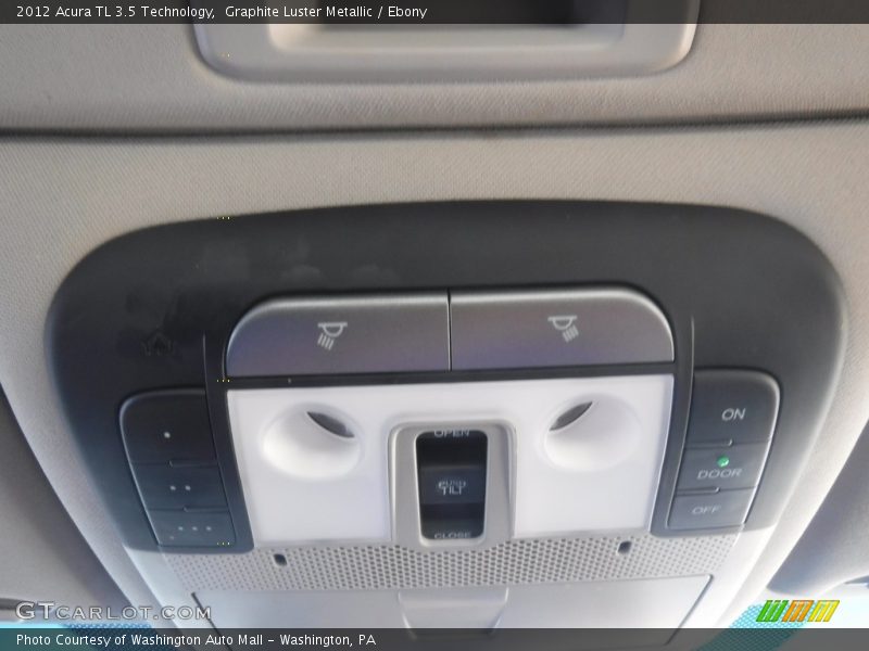 Graphite Luster Metallic / Ebony 2012 Acura TL 3.5 Technology