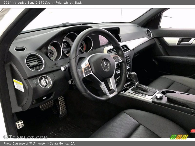 Black Interior - 2014 C 250 Sport 