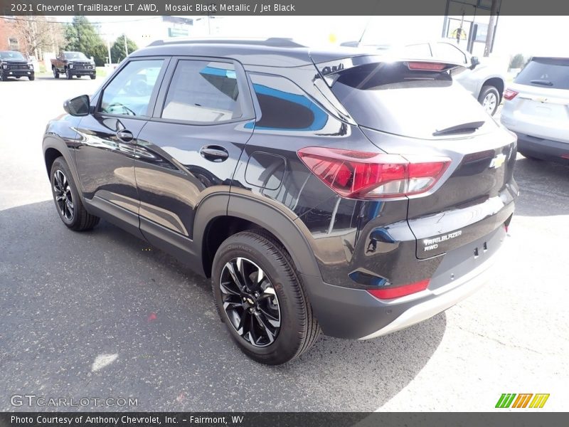 Mosaic Black Metallic / Jet Black 2021 Chevrolet TrailBlazer LT AWD