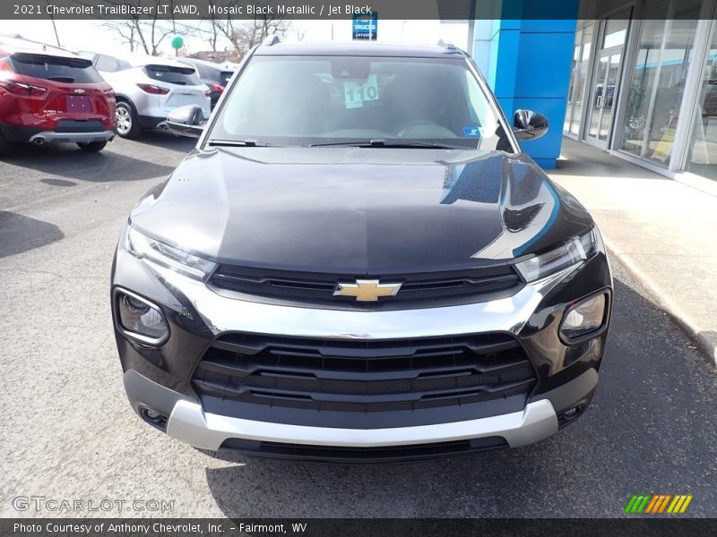 Mosaic Black Metallic / Jet Black 2021 Chevrolet TrailBlazer LT AWD
