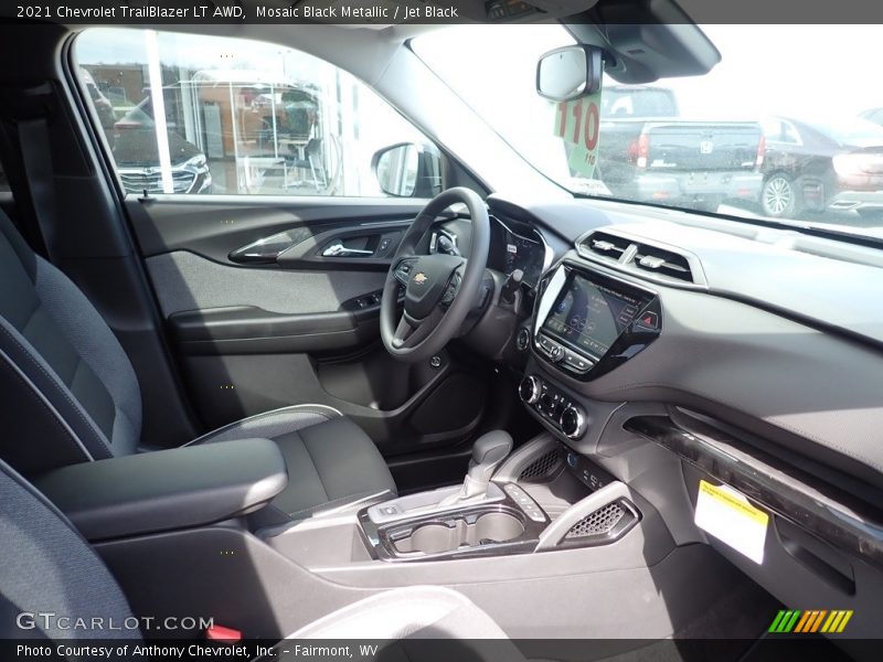 Mosaic Black Metallic / Jet Black 2021 Chevrolet TrailBlazer LT AWD